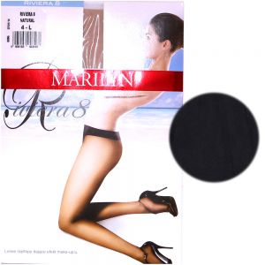 Marilyn Riviera 8 R4 modne rajstopy nero Wyprzedaż